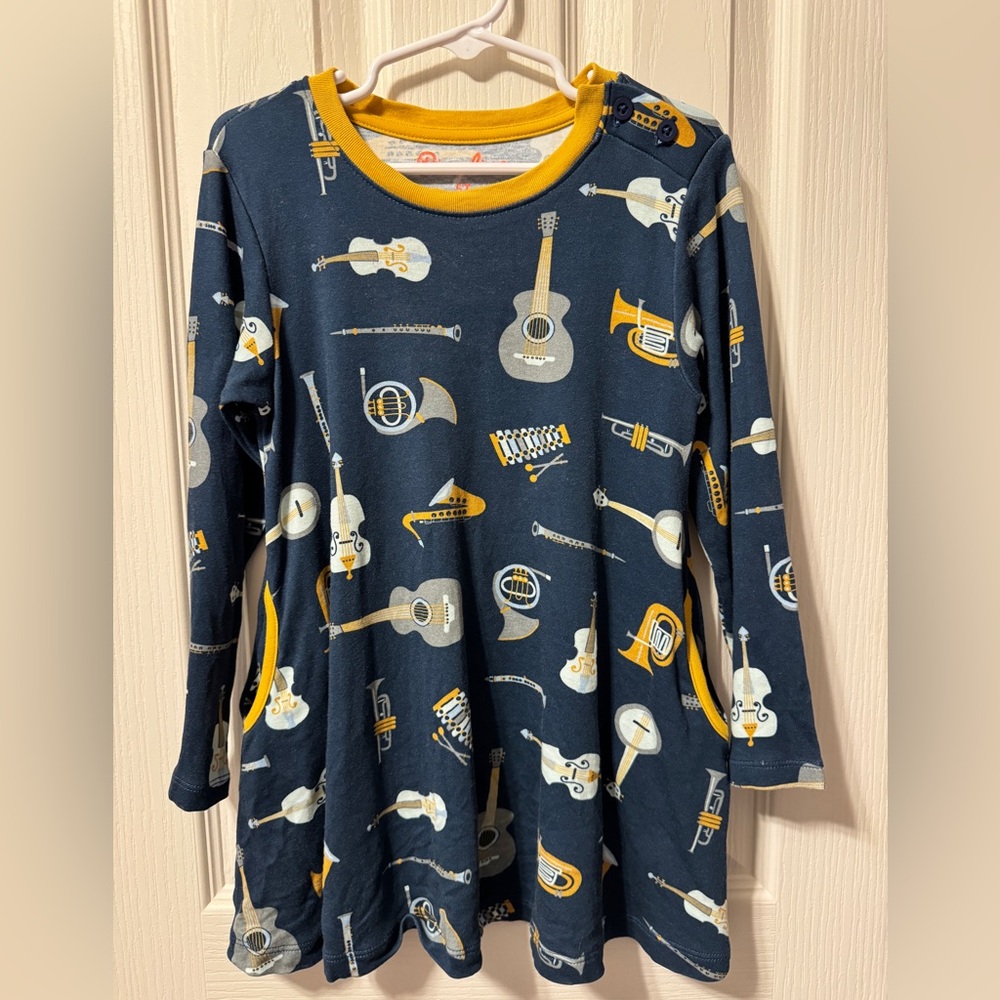 Piccolina 5T LS dress w/pockets